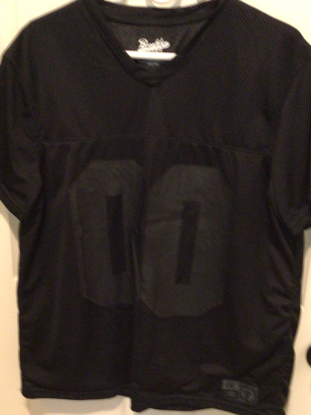 Brooklyn Cloth Black Mesh V-Neck Jersey